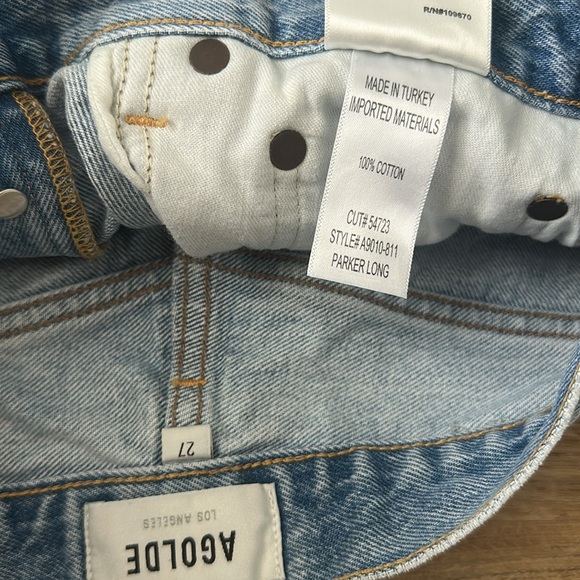 agolde parker long short in swapmeet | size 27 - Picture 5 of 5